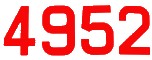 NUMERO VOILE H300 ROUGE