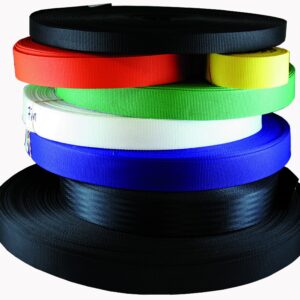 SANGLE 40MM POLYESTER NOIRE / - 100 M