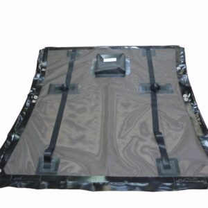 SACOCHE FILIERE NENUPHAR - GRIS/BLEU 37 X 26 e:9 cm