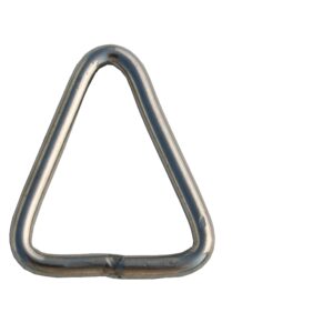 TRIANGLE INOX FIL 6 SANGLE - 60MM