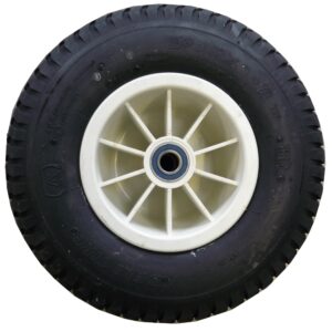 ROUE BALLON 18X8.5-8 JANTE - PLASTIQUE ROULEMENTS 25MM
