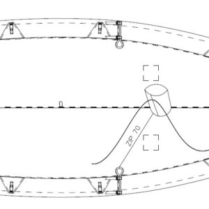 TAUD LASER 2  FUN ou REGATTA - DESSUS POLYESTER ENDUIT PVC