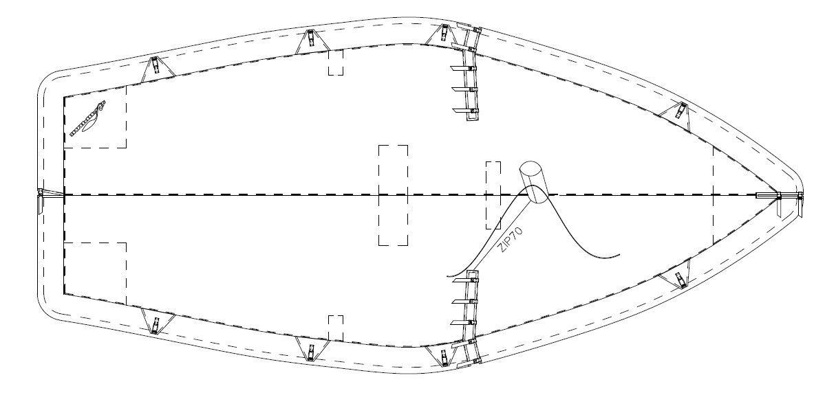 TAUD MARAUDEUR DESSUS - DYED POLYESTER ENDUIT PU – Image 4