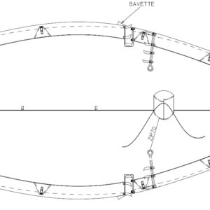TAUD MARAUDEUR DESSUS - POLYESTER ENDUIT PVC 520