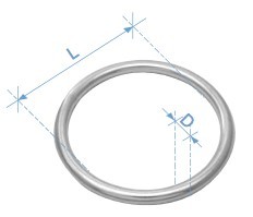 AIGUILLES CREUSES LE JEU 4 ET - 5.5MM -CORDAGE 3 A 6MM