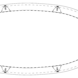 TAUD BARQUE BOURLINGUE - POLYESTER ENDUIT PVC