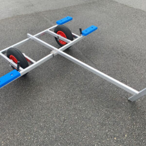 CHARIOT ALU CATA 2 ROUES 400 - PATINS BLEUS CATA 12 FT